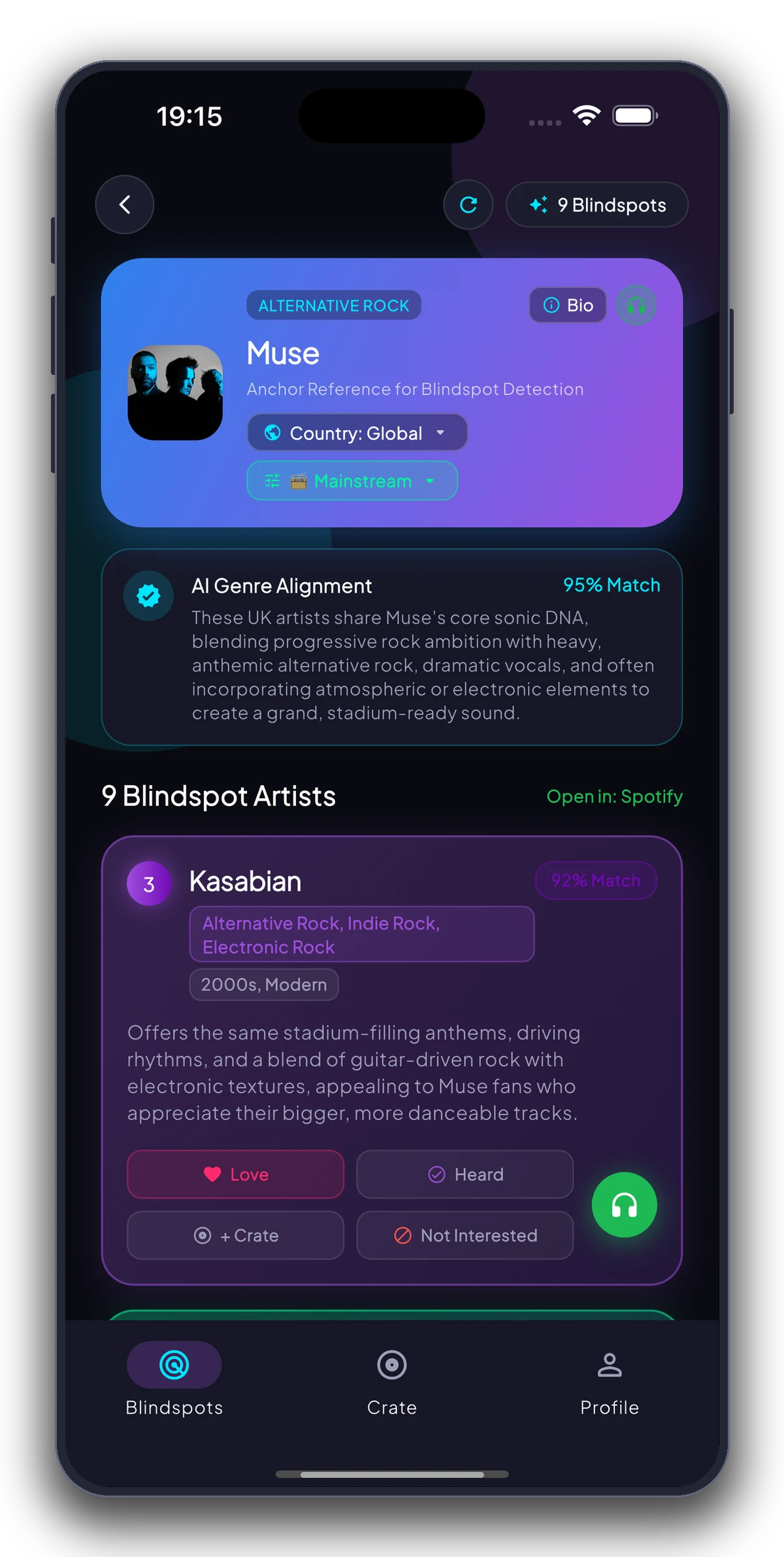 MusicHole App on iPhone 16 Pro